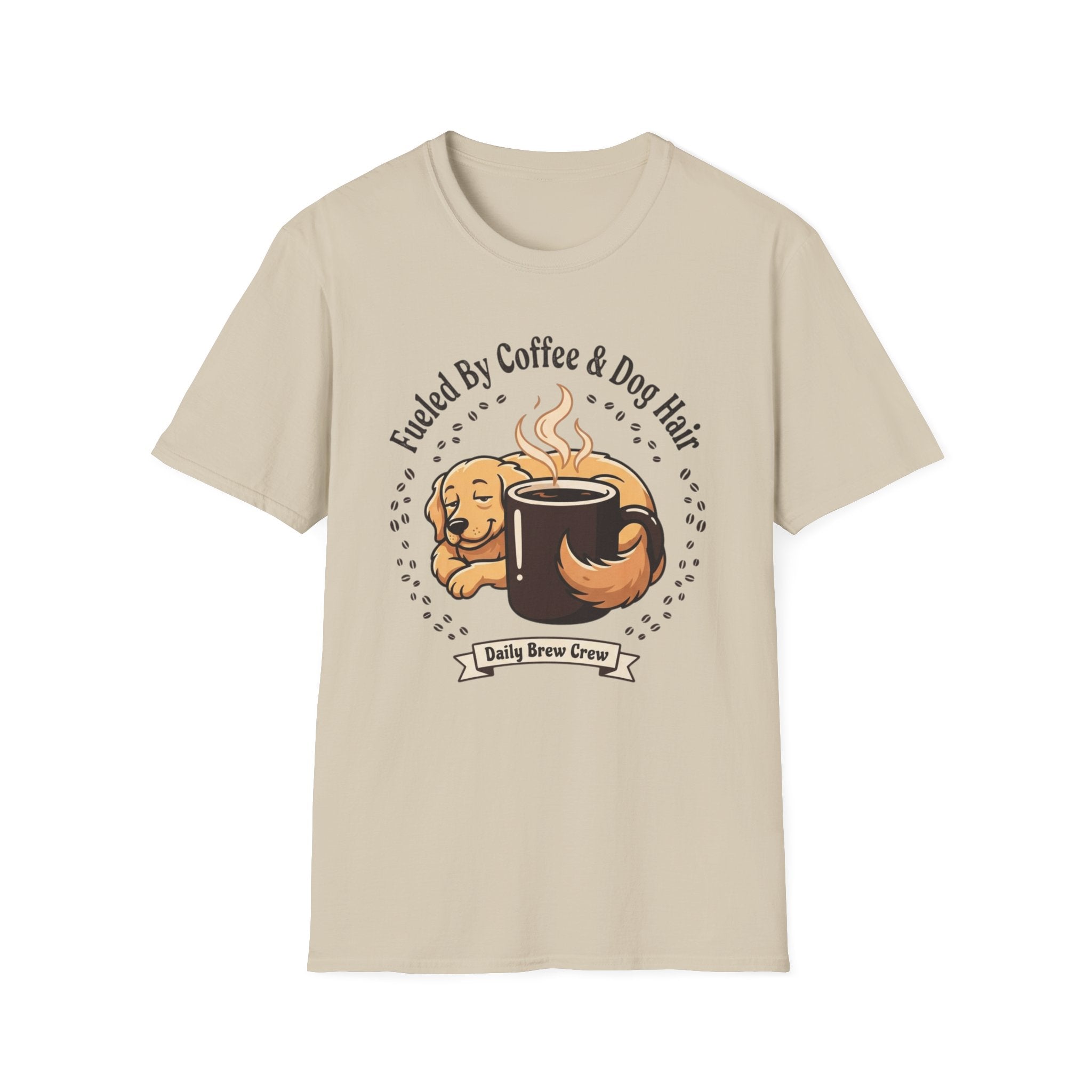 'Fueled by Coffee And Dog Hair' Graphic T-Shirt