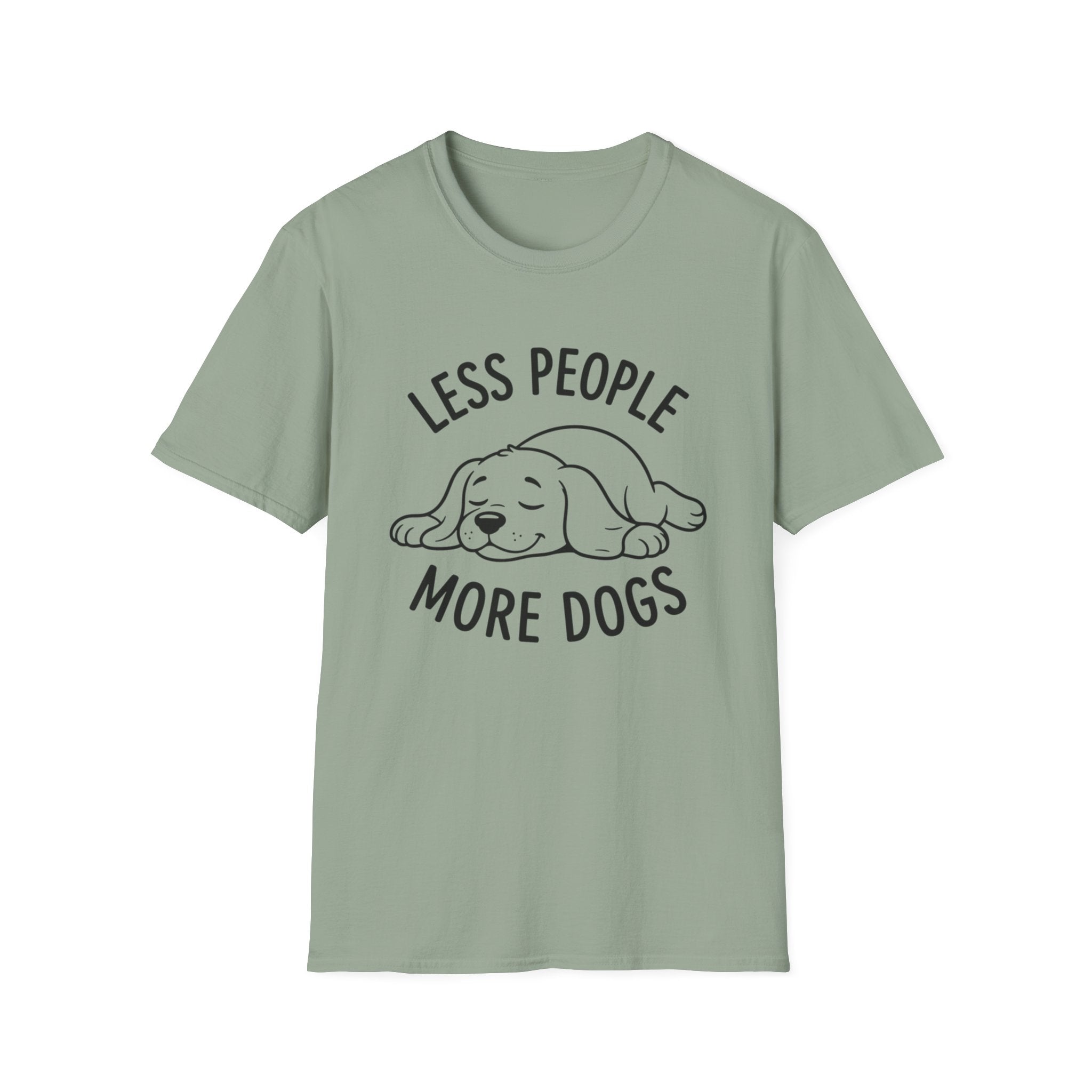 'Less People More Dogs' Graphic T-Shirt