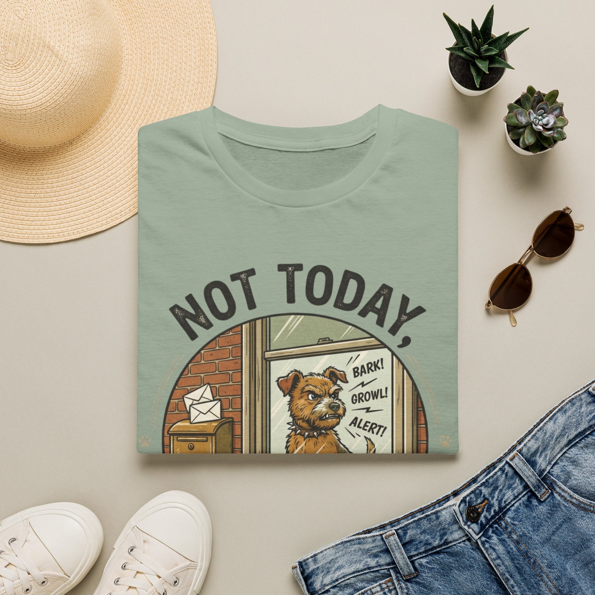 'Not Today Mailman' Graphic T-Shirt