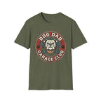 'Dog Dad Garage Club' Graphic T-shirts