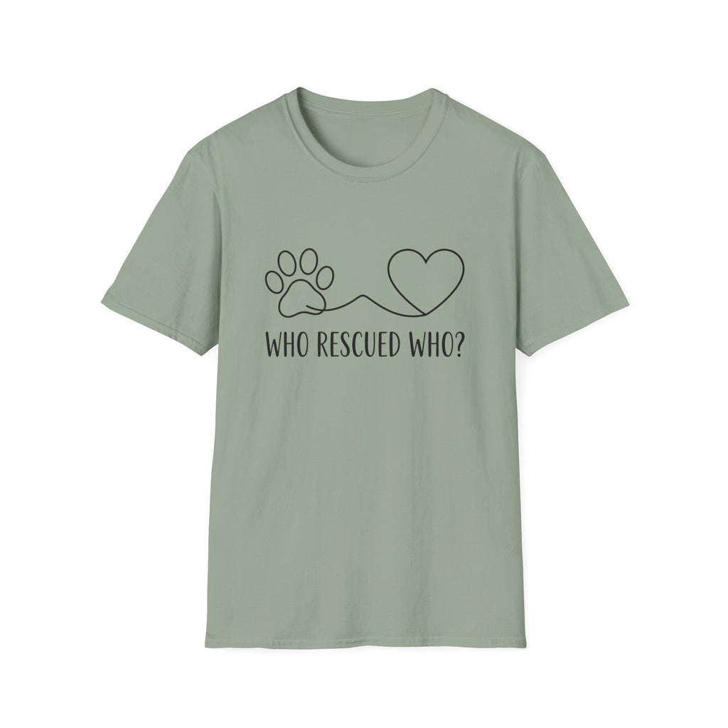 'Who Rescued Who?' Graphic T-Shirt