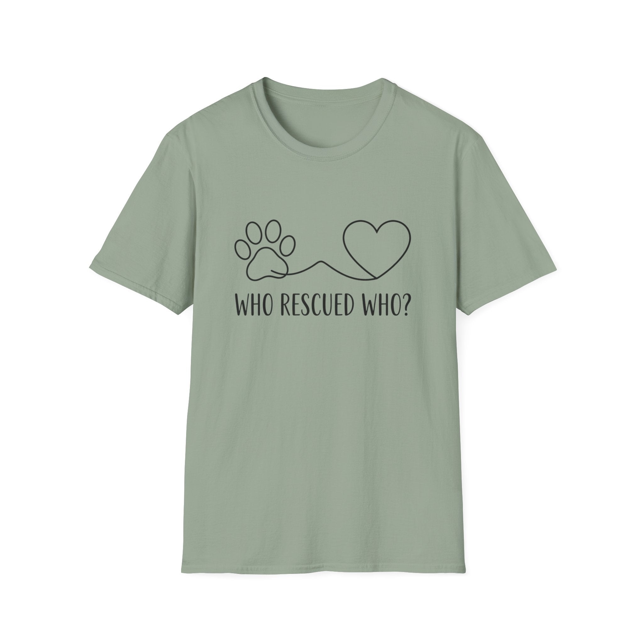 'Who Rescued Who?' Graphic T-Shirt