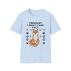 'This Is My I Dont Care Face' Graphic T-Shirt