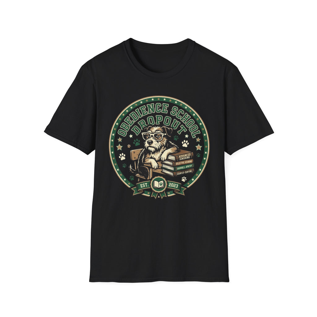 'Obedience School Droupout' Graphic T-Shirt