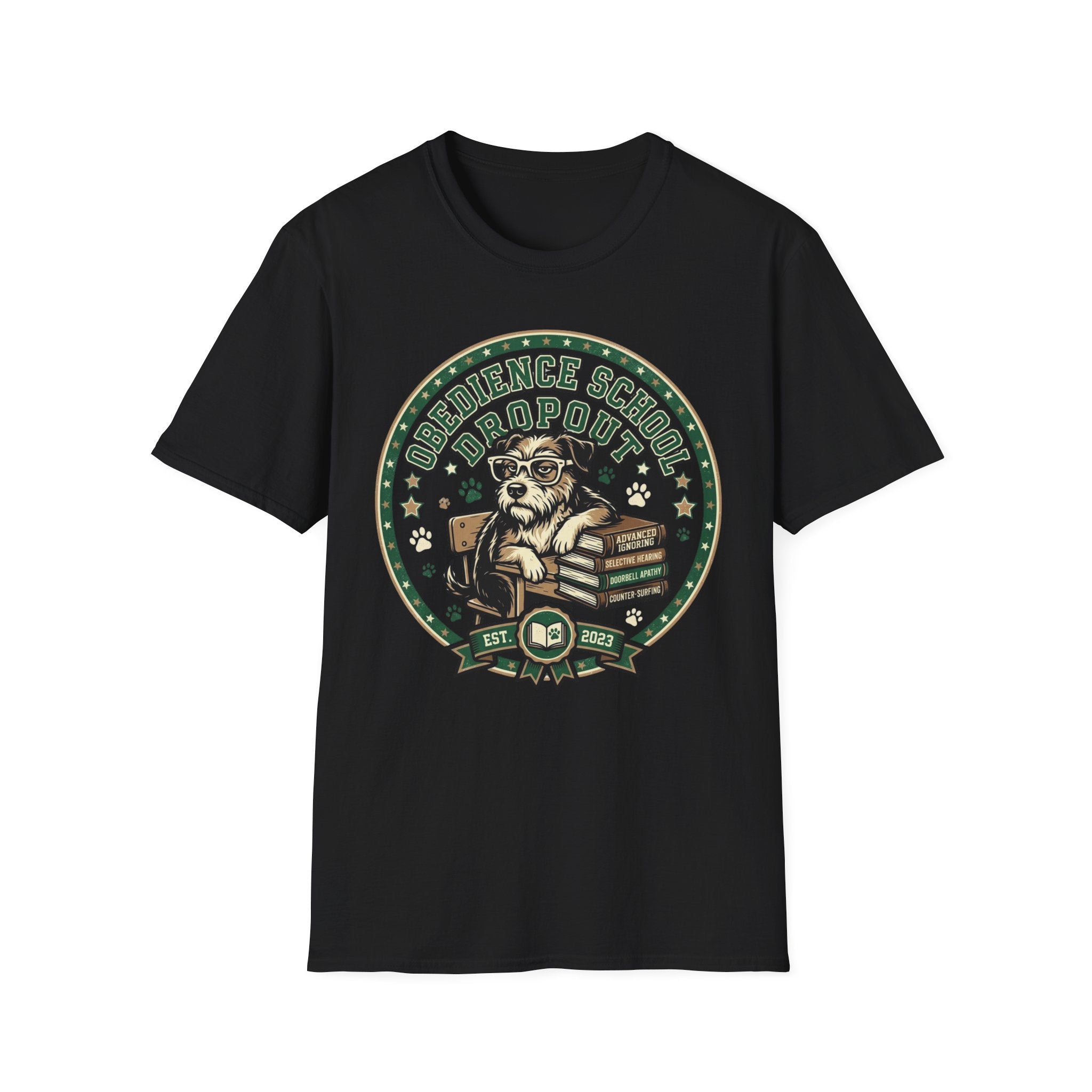 'Obedience School Droupout' Graphic T-Shirt