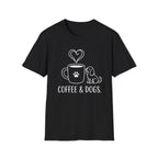 'Coffee & Dogs' Graphic T-Shirt