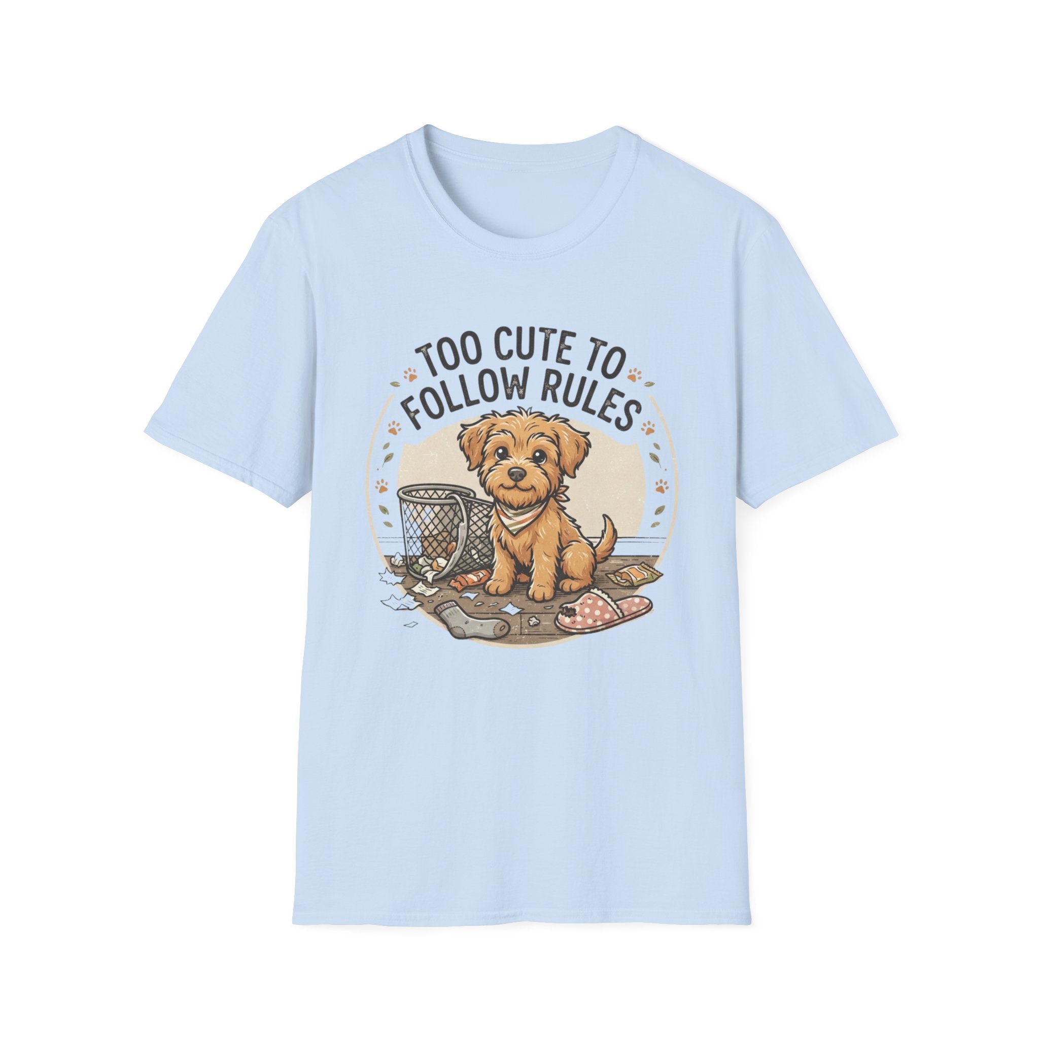 'Too Cute To Follow Rules' Graphic T-Shirt