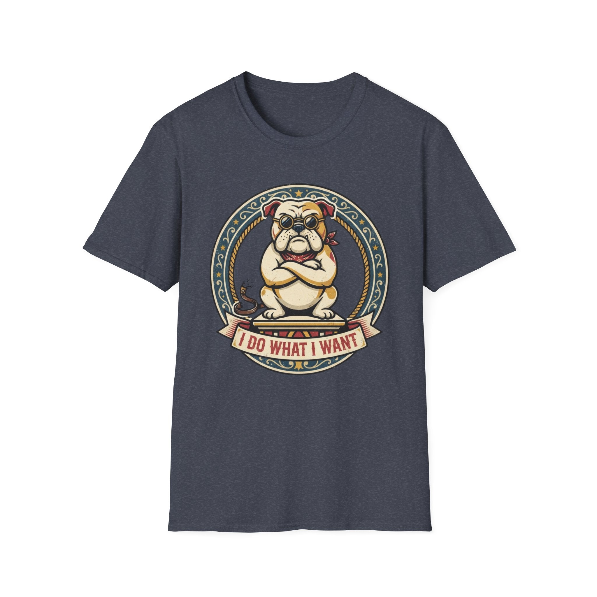 Bulldog 'I Do What I Want' Graphic T-Shirt