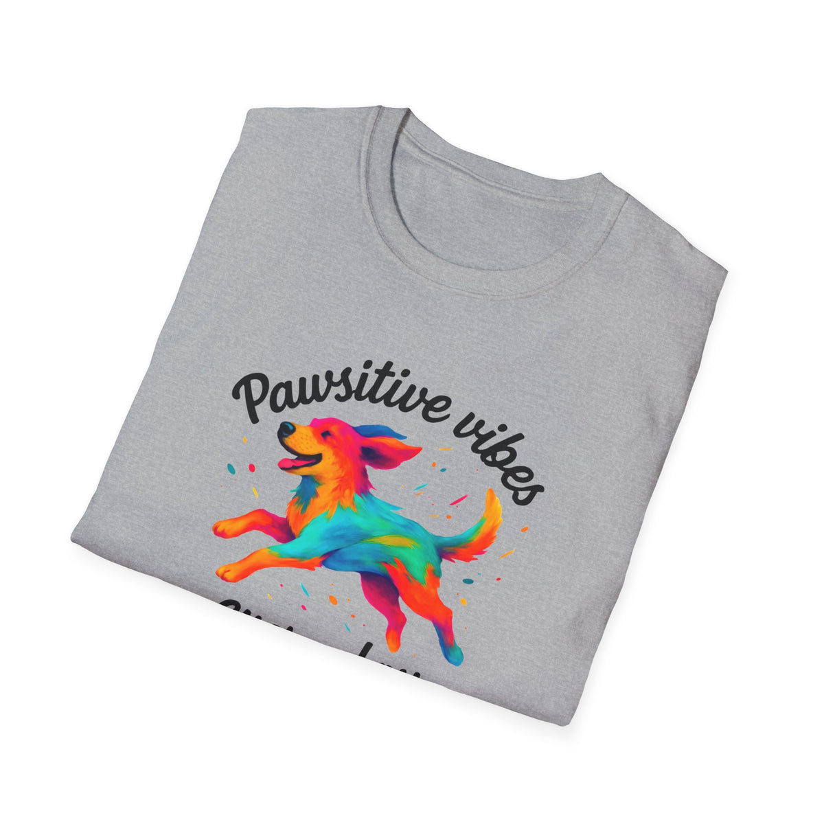 Colorful Running Dog T-Shirt
