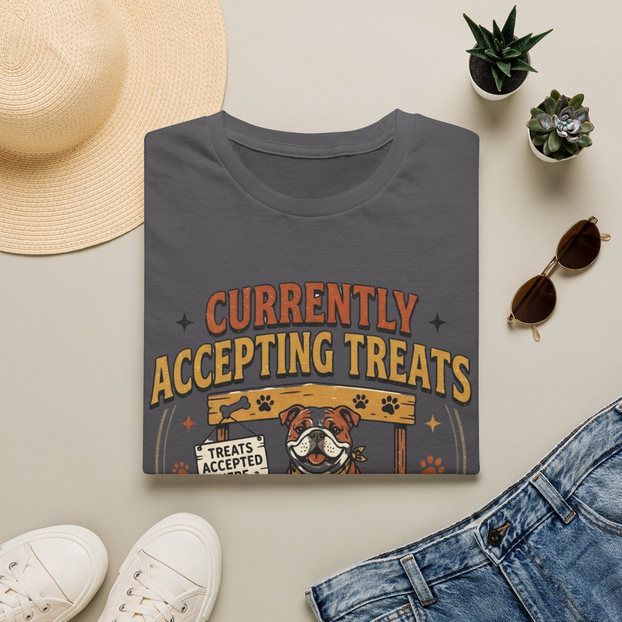 'Currently Accepting Treats' Graphic T-shirts