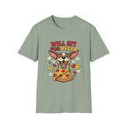 'Will Sit For Pizza' Graphic T-Shirt