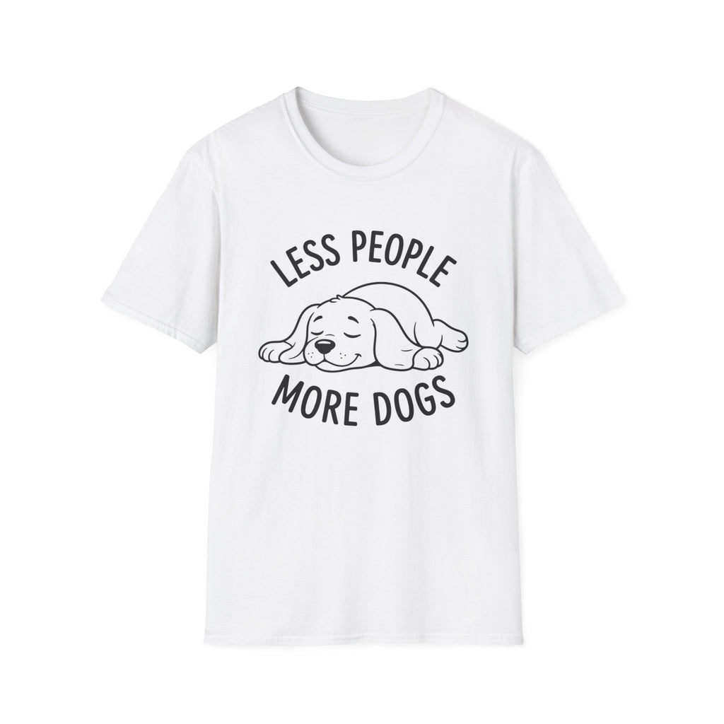 'Less People More Dogs' Graphic T-Shirt