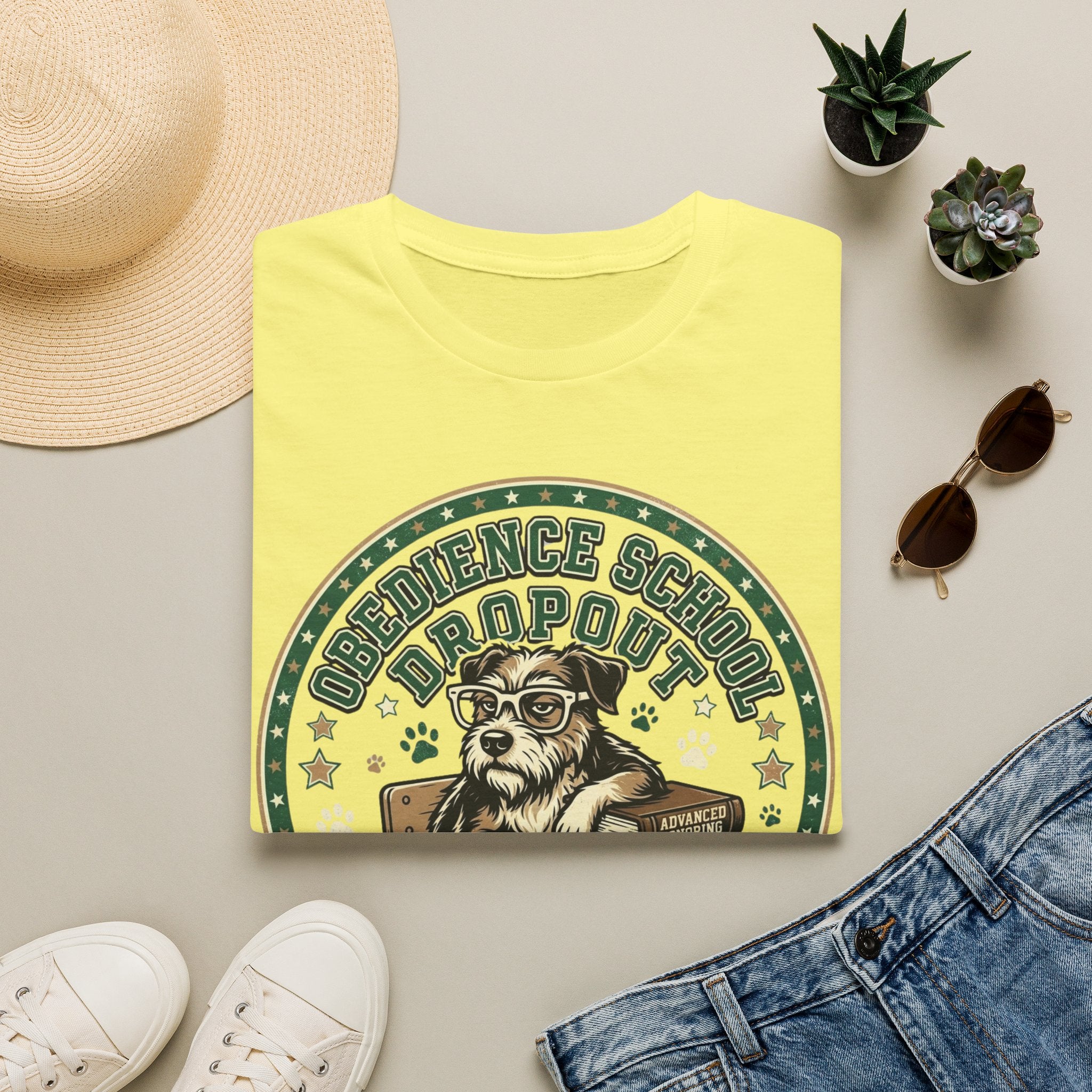 'Obedience School Droupout' Graphic T-Shirt