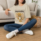'Golden Before Coffee? Impossible' Graphic T-Shirt