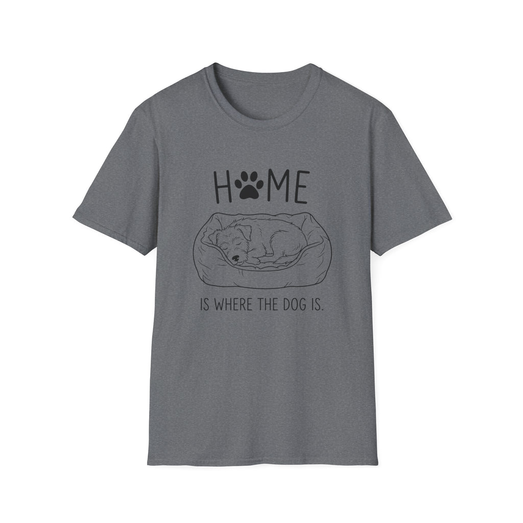'Home Is Where The Dog Is' Graphic T-Shirt
