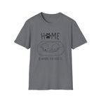 'Home Is Where The Dog Is' Graphic T-Shirt