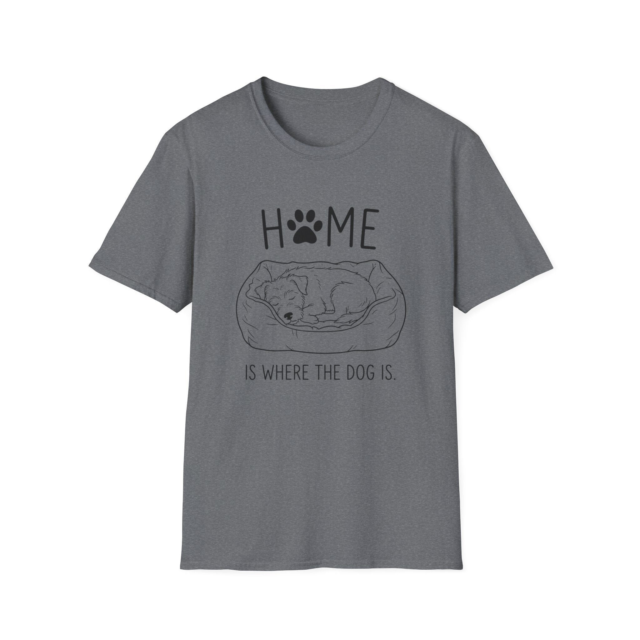'Home Is Where The Dog Is' Graphic T-Shirt