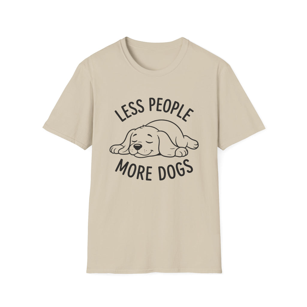 'Less People More Dogs' Graphic T-Shirt