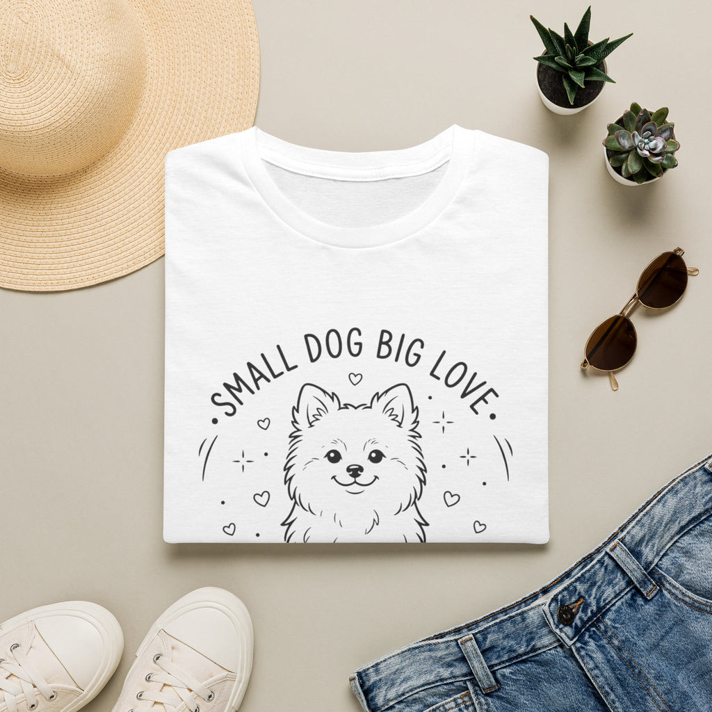 'Small Dog Big Love' Graphic T-Shirt