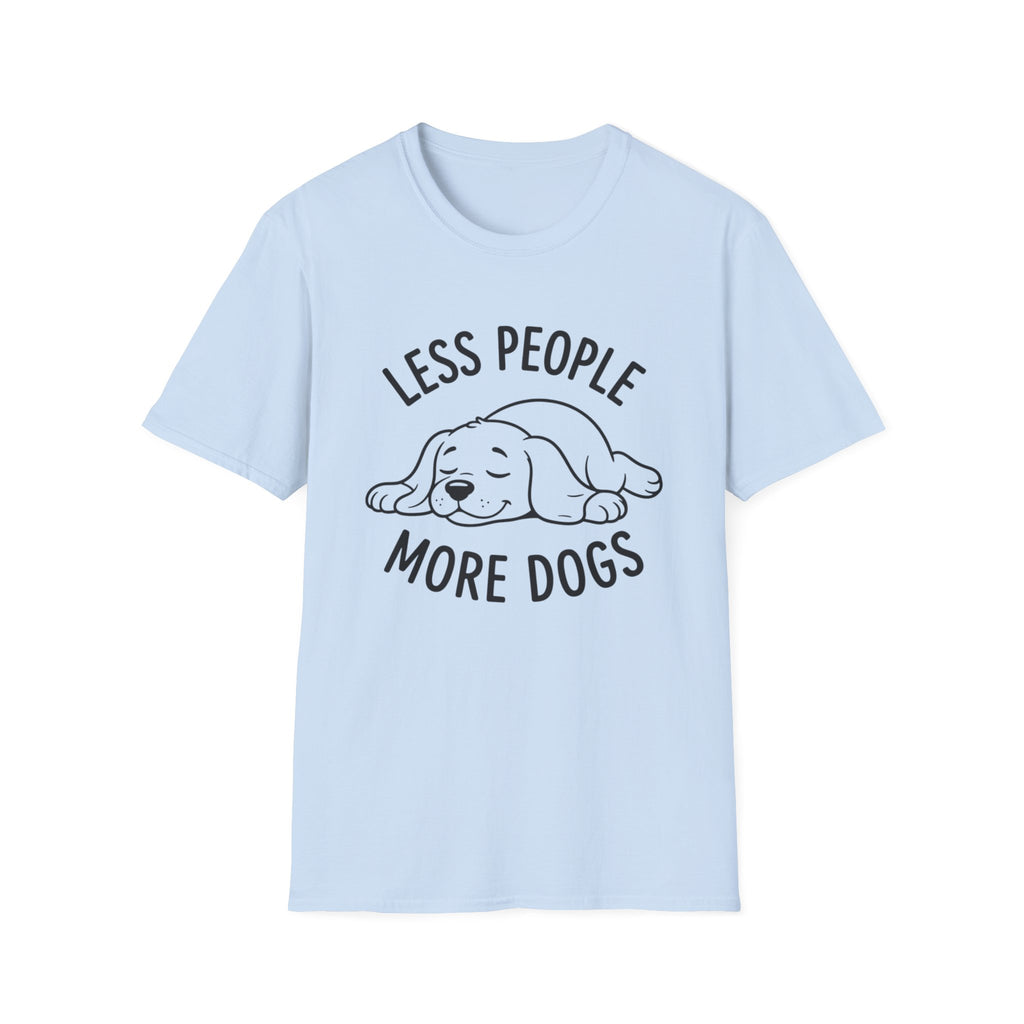'Less People More Dogs' Graphic T-Shirt