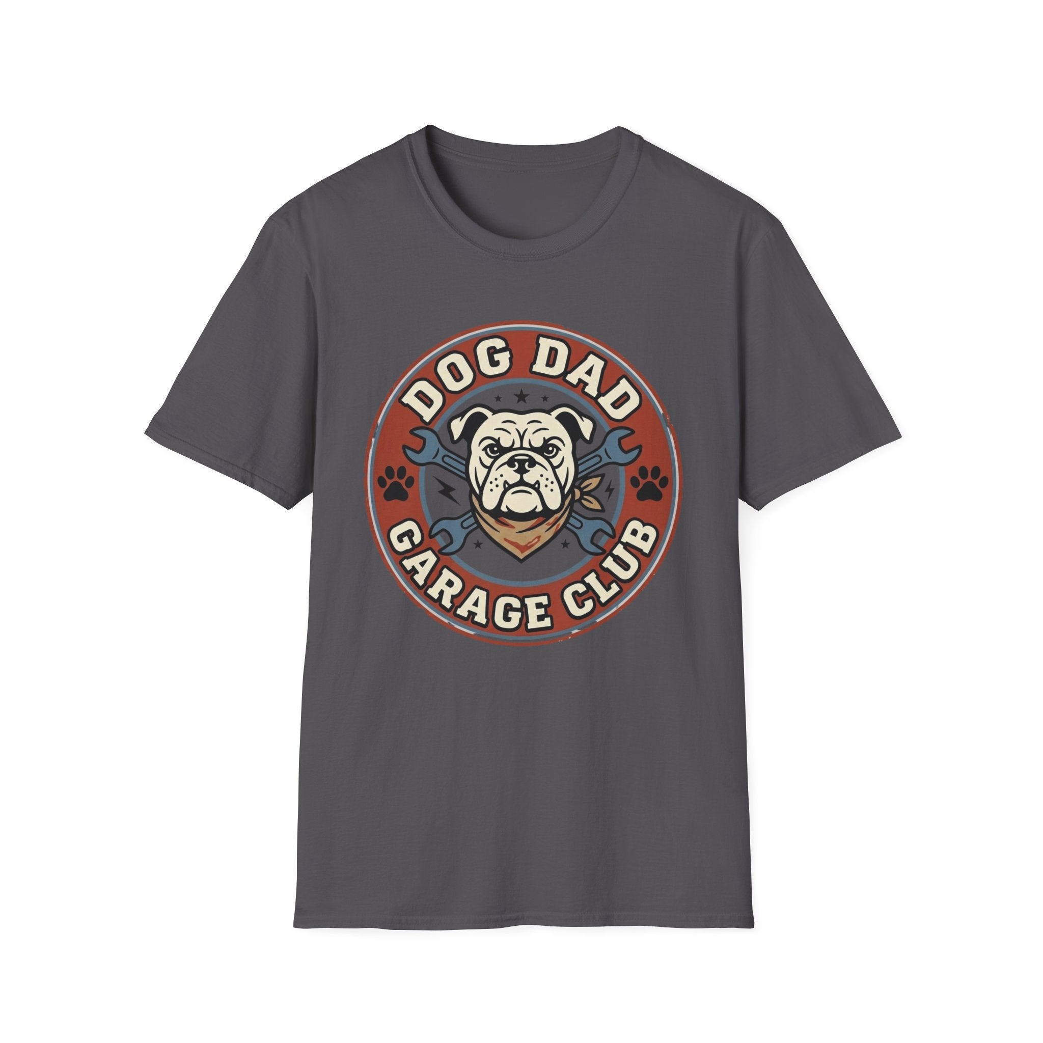 'Dog Dad Garage Club' Graphic T-shirts