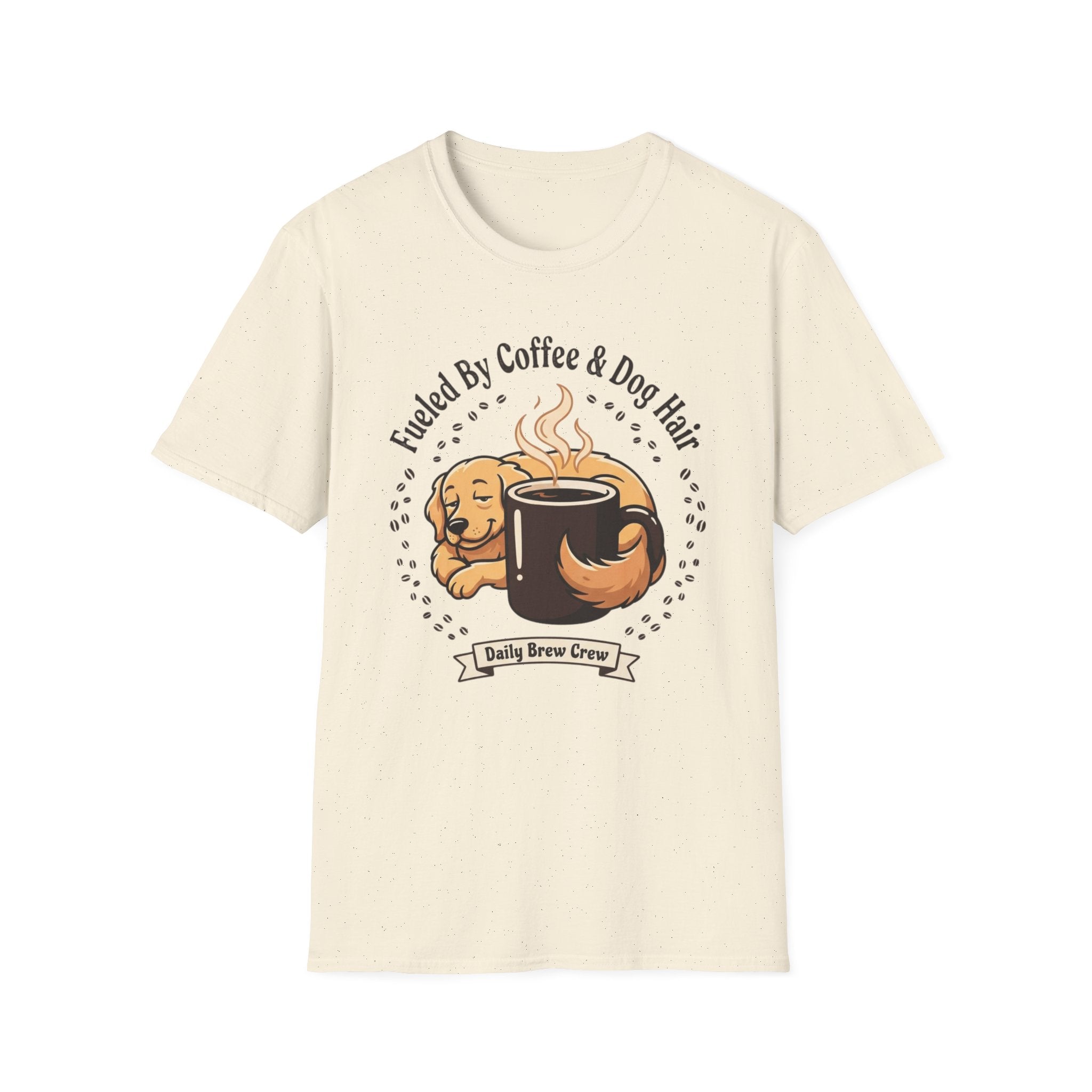 'Fueled by Coffee And Dog Hair' Graphic T-Shirt