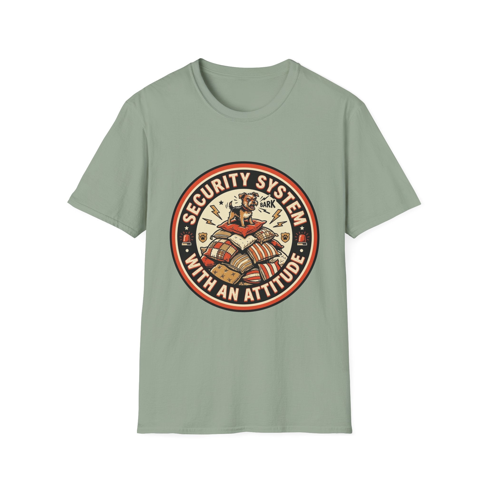 'Security System With An Attitude' Graphic T-Shirt