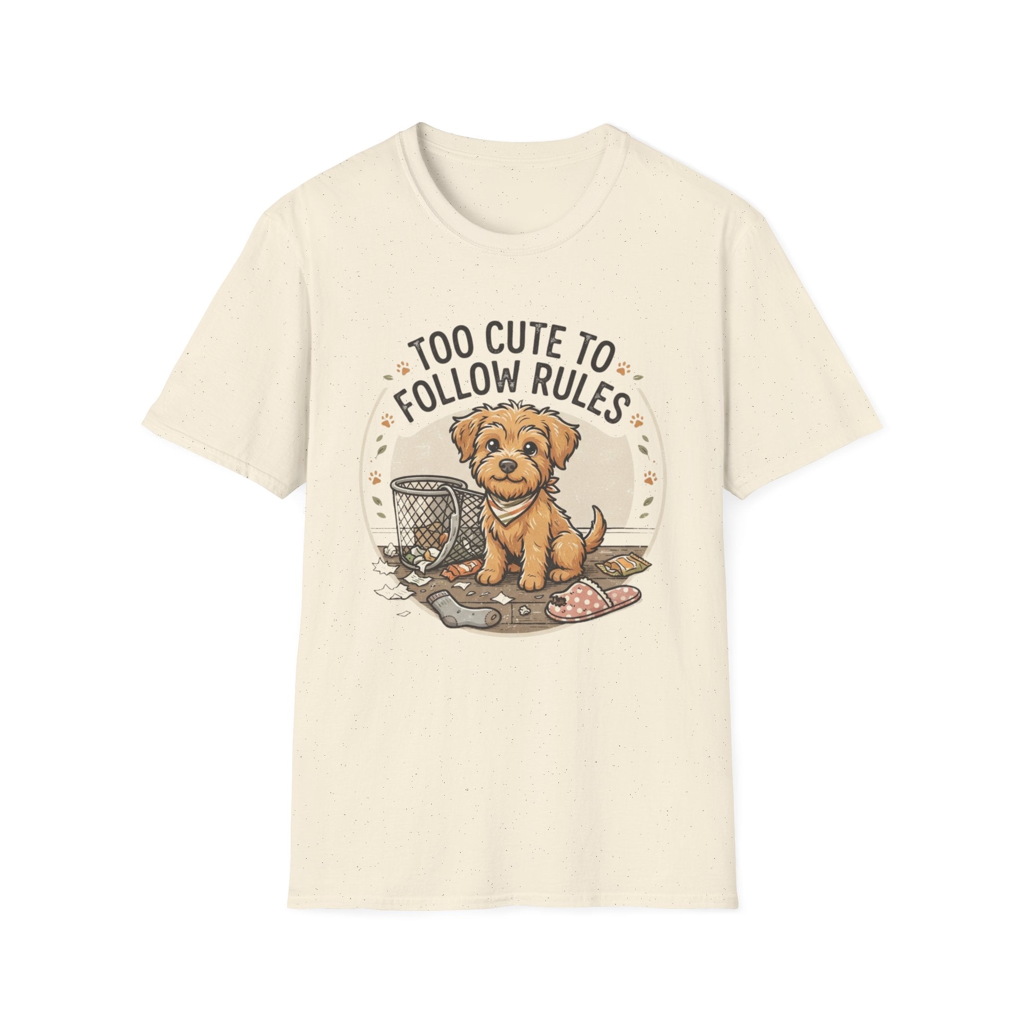 'Too Cute To Follow Rules' Graphic T-Shirt