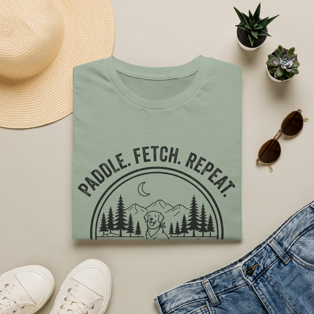 'Paddle,Fetch,Repeat' Graphic T-Shirt