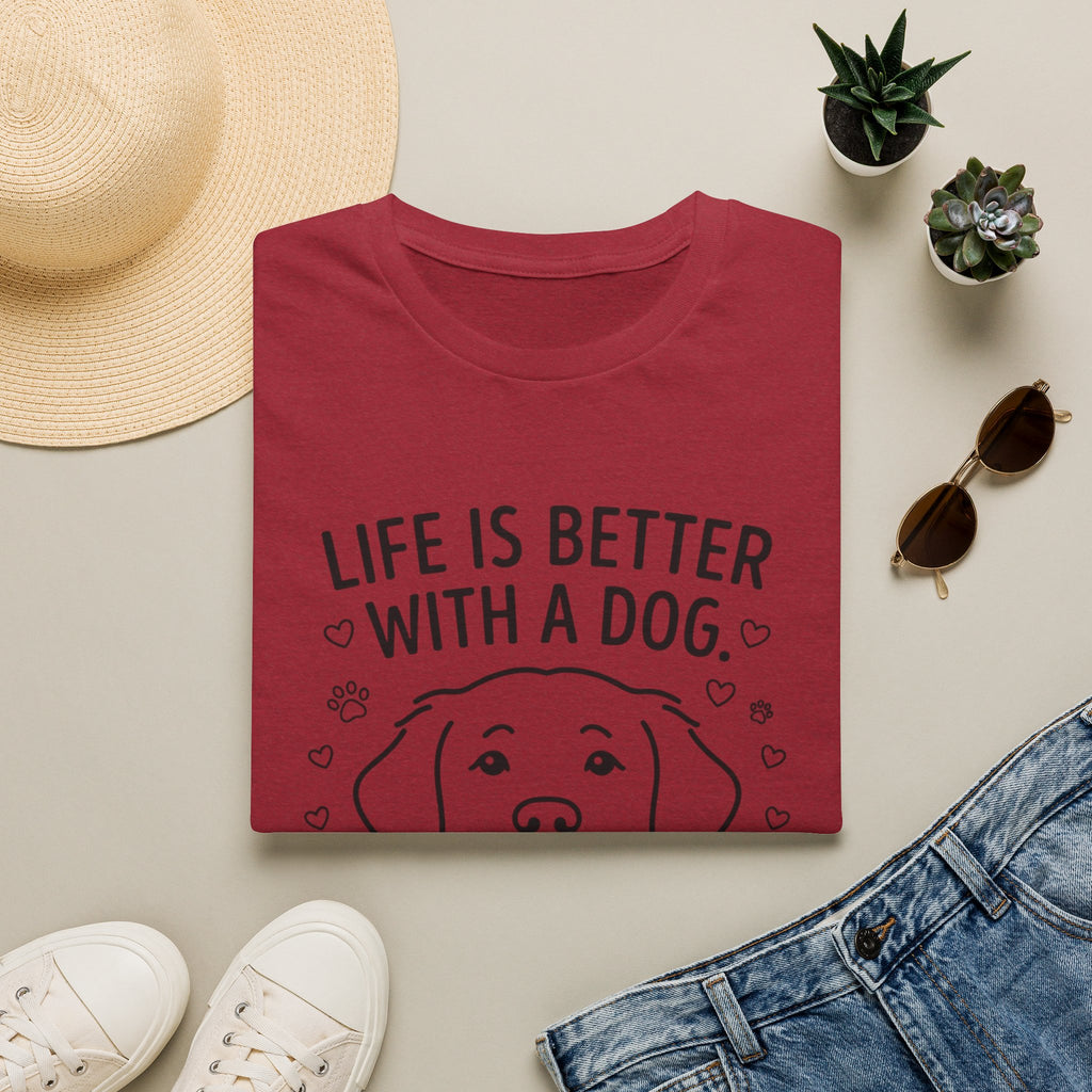 'Life Is Better With A Dog' Graphic T-Shirt