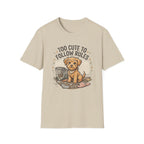 'Too Cute To Follow Rules' Graphic T-Shirt