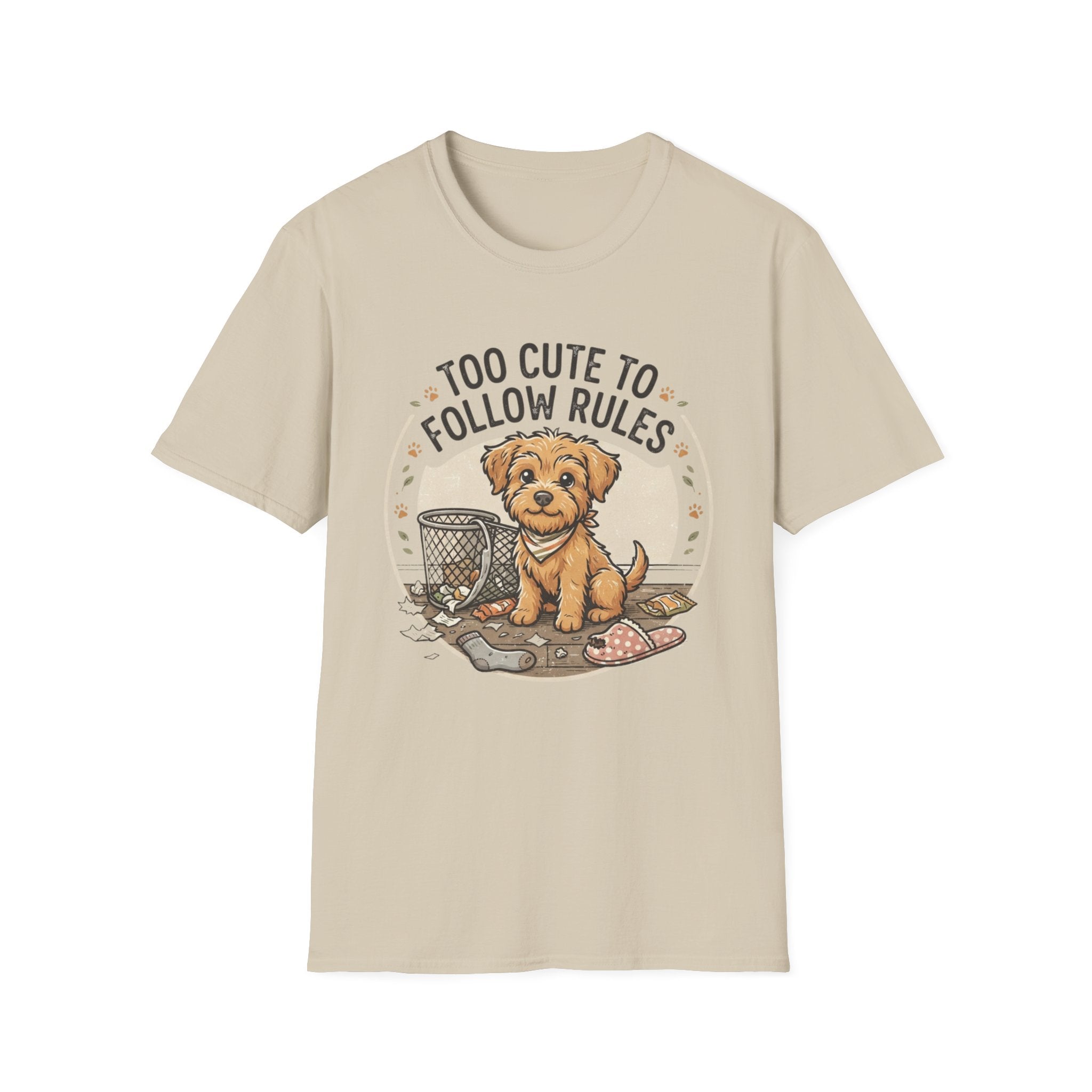 'Too Cute To Follow Rules' Graphic T-Shirt