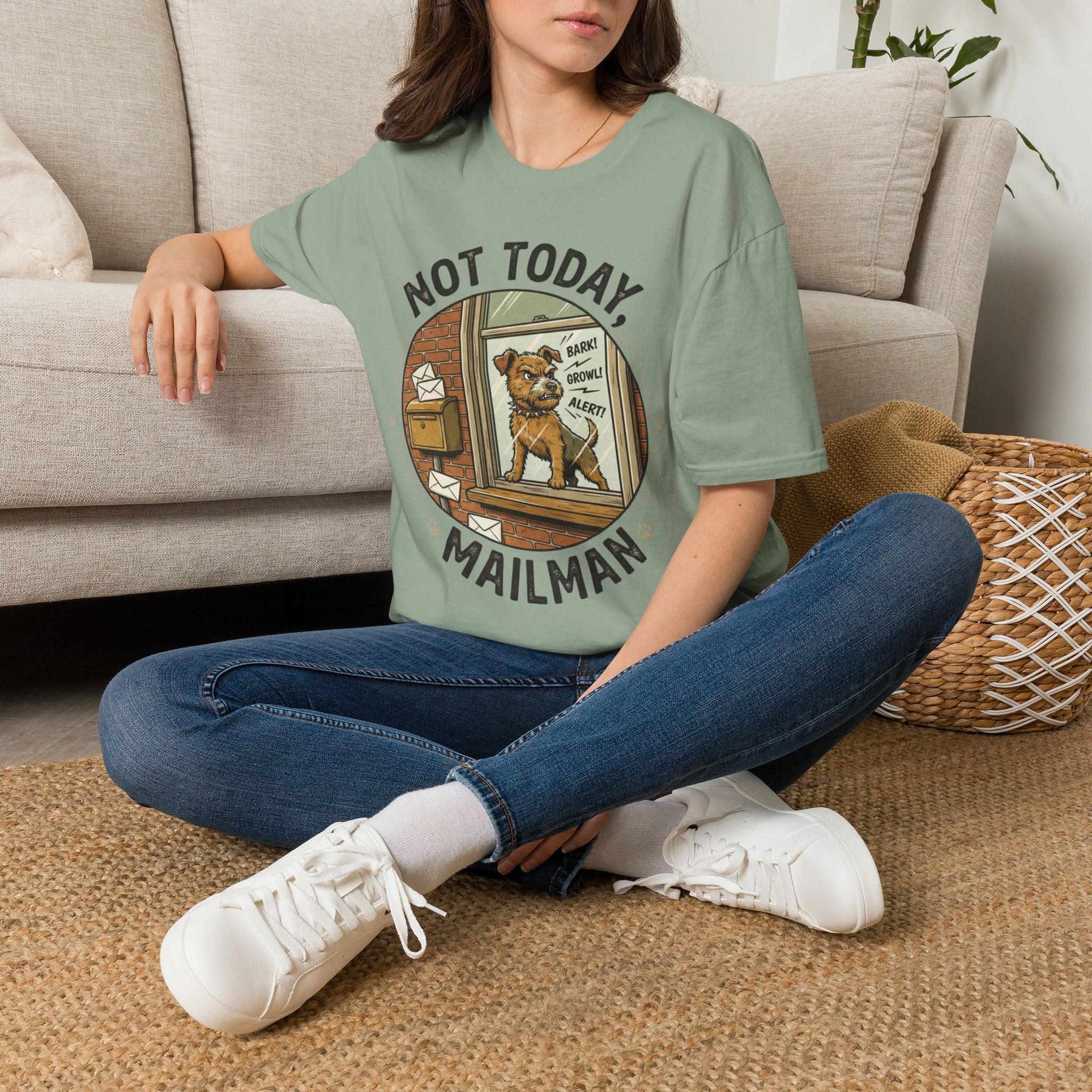 'Not Today Mailman' Graphic T-Shirt