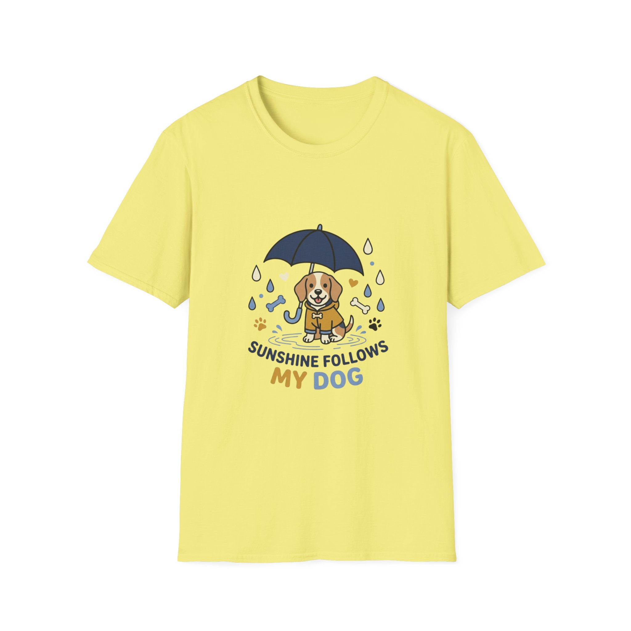 'Sunshine Follow My Dog' Graphic T-Shirt