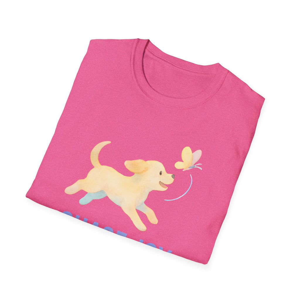 Dog Chasing Butterfly T-Shirt