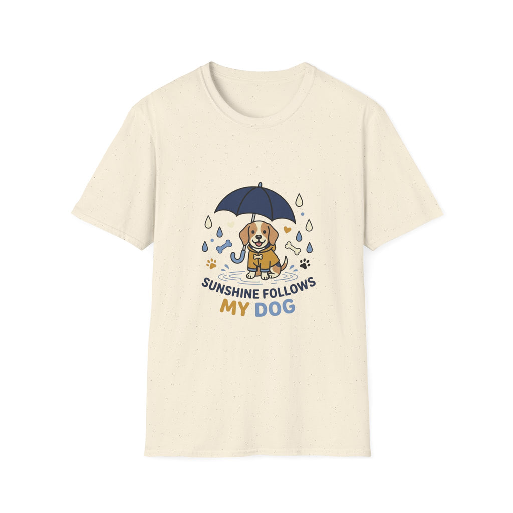 'Sunshine Follow My Dog' Graphic T-Shirt