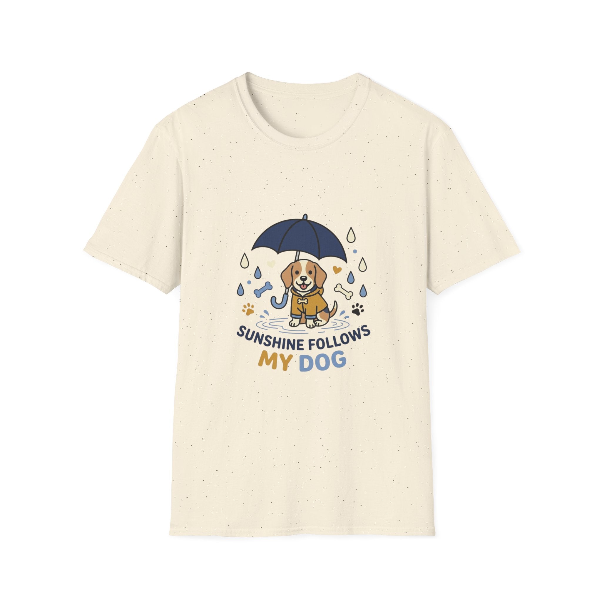 'Sunshine Follow My Dog' Graphic T-Shirt