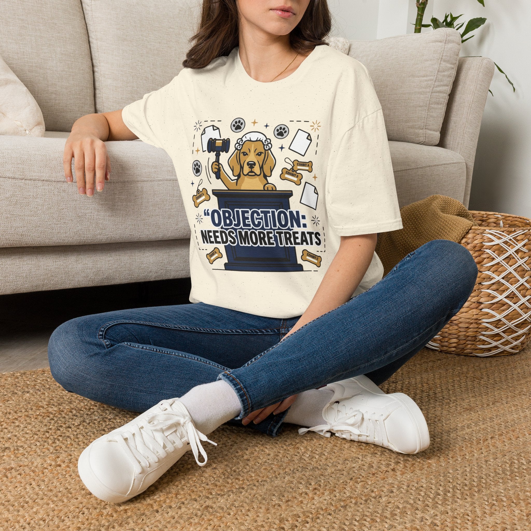 'Objection: Needs More Treats' Graphic T-Shirt