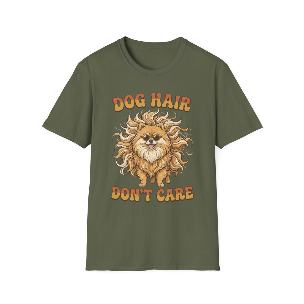 'Dog Hair Dont Care' Graphic T-Shirt