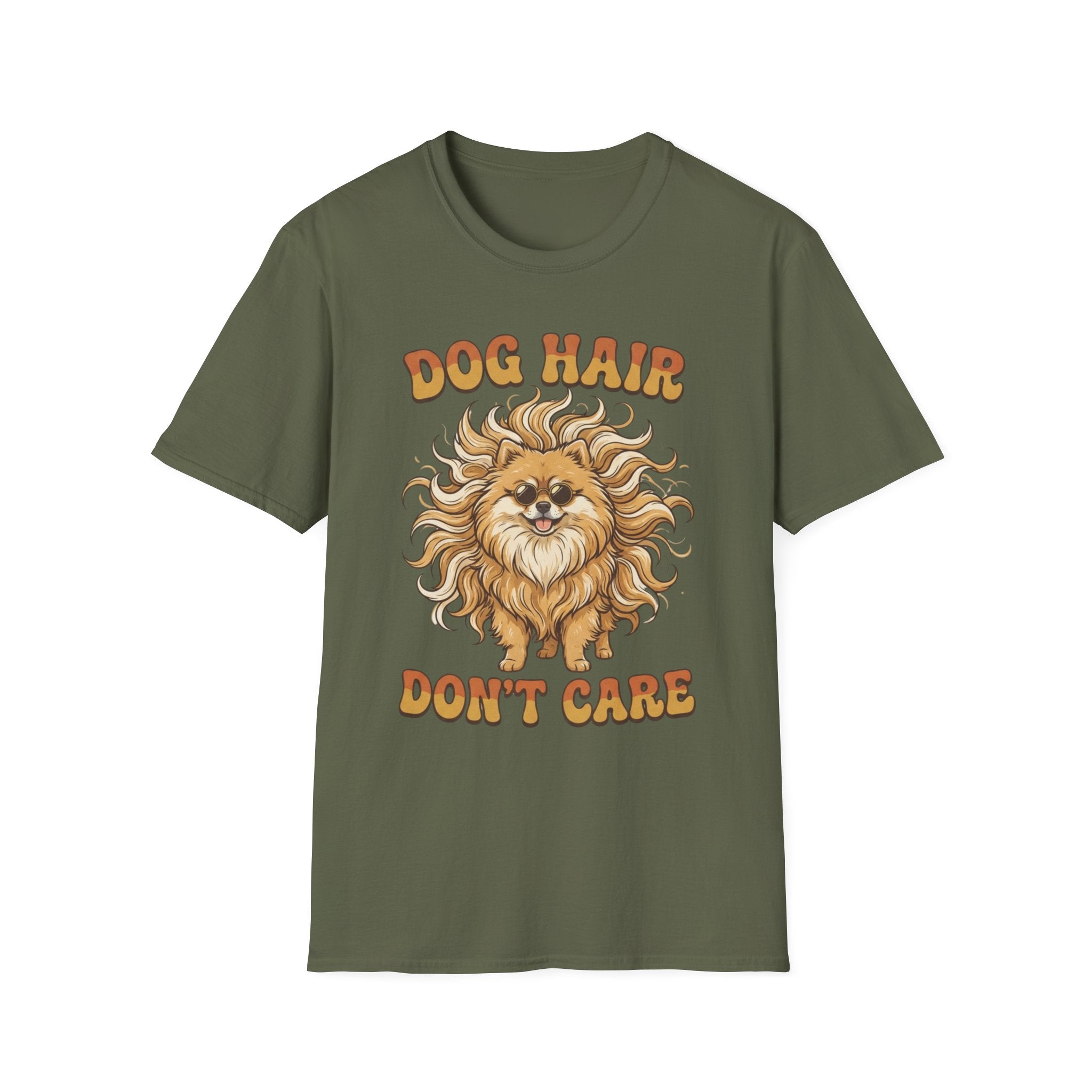 'Dog Hair Dont Care' Graphic T-Shirt