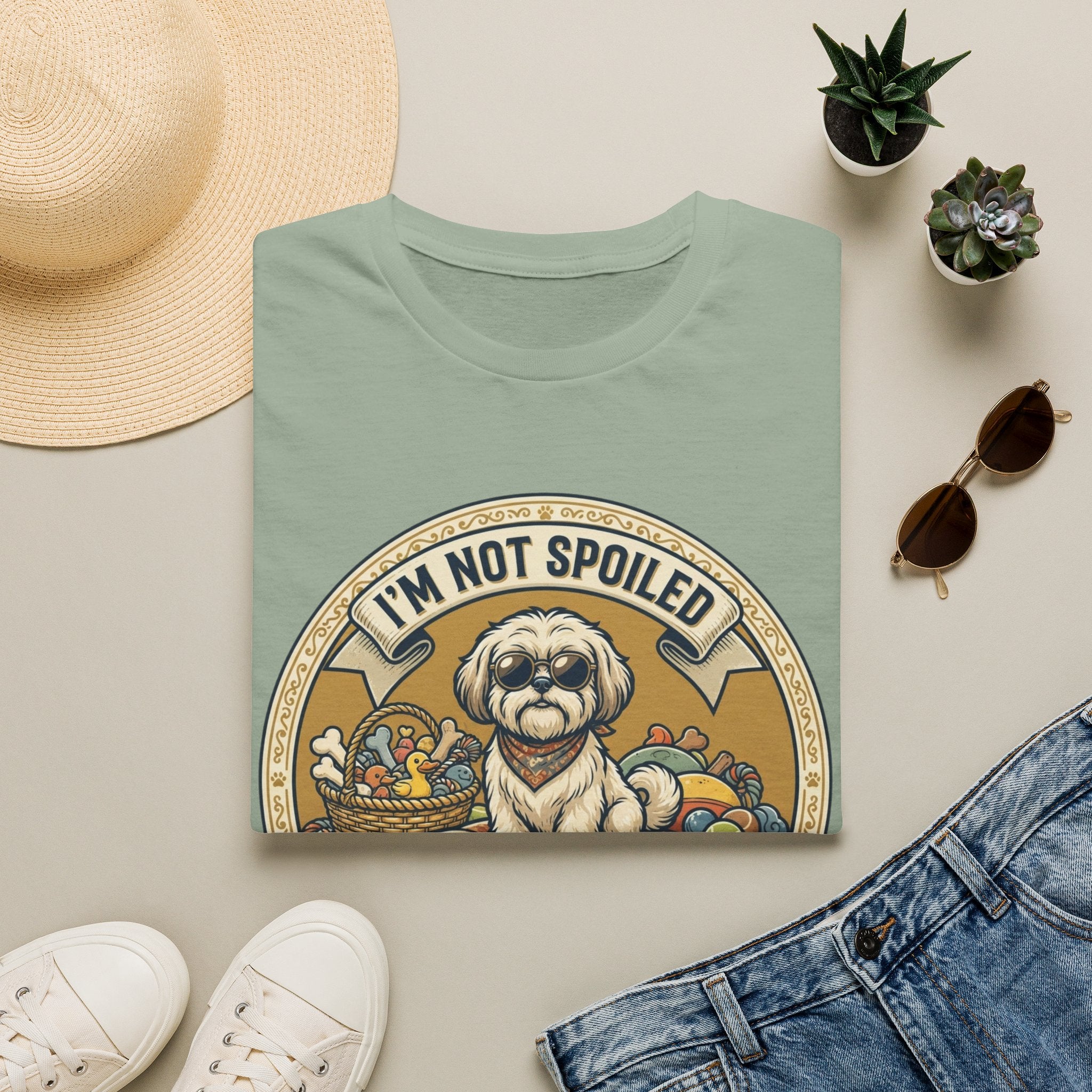 'I'M Not Spoiled I'M Well Loved' Graphic T-Shirt