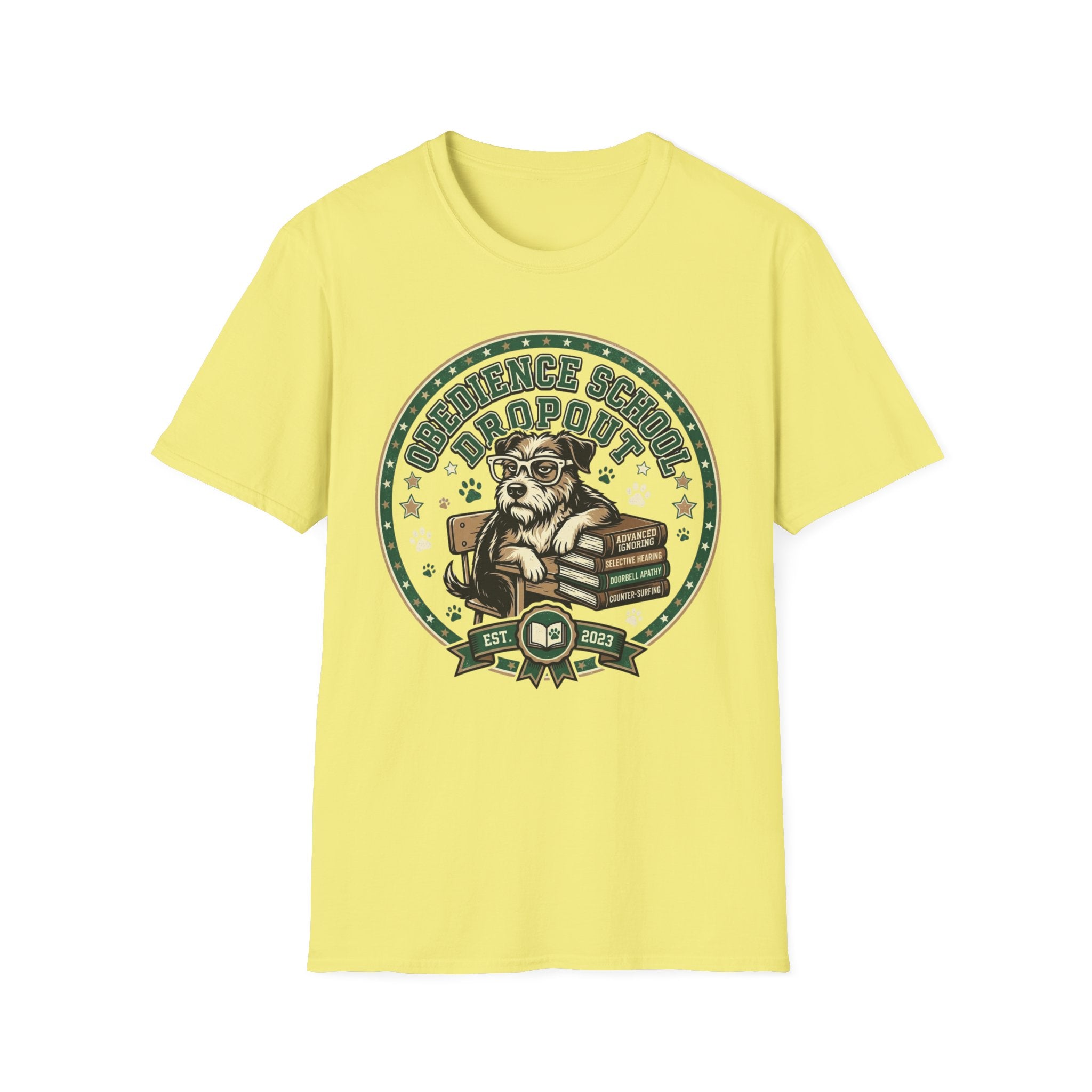 'Obedience School Droupout' Graphic T-Shirt