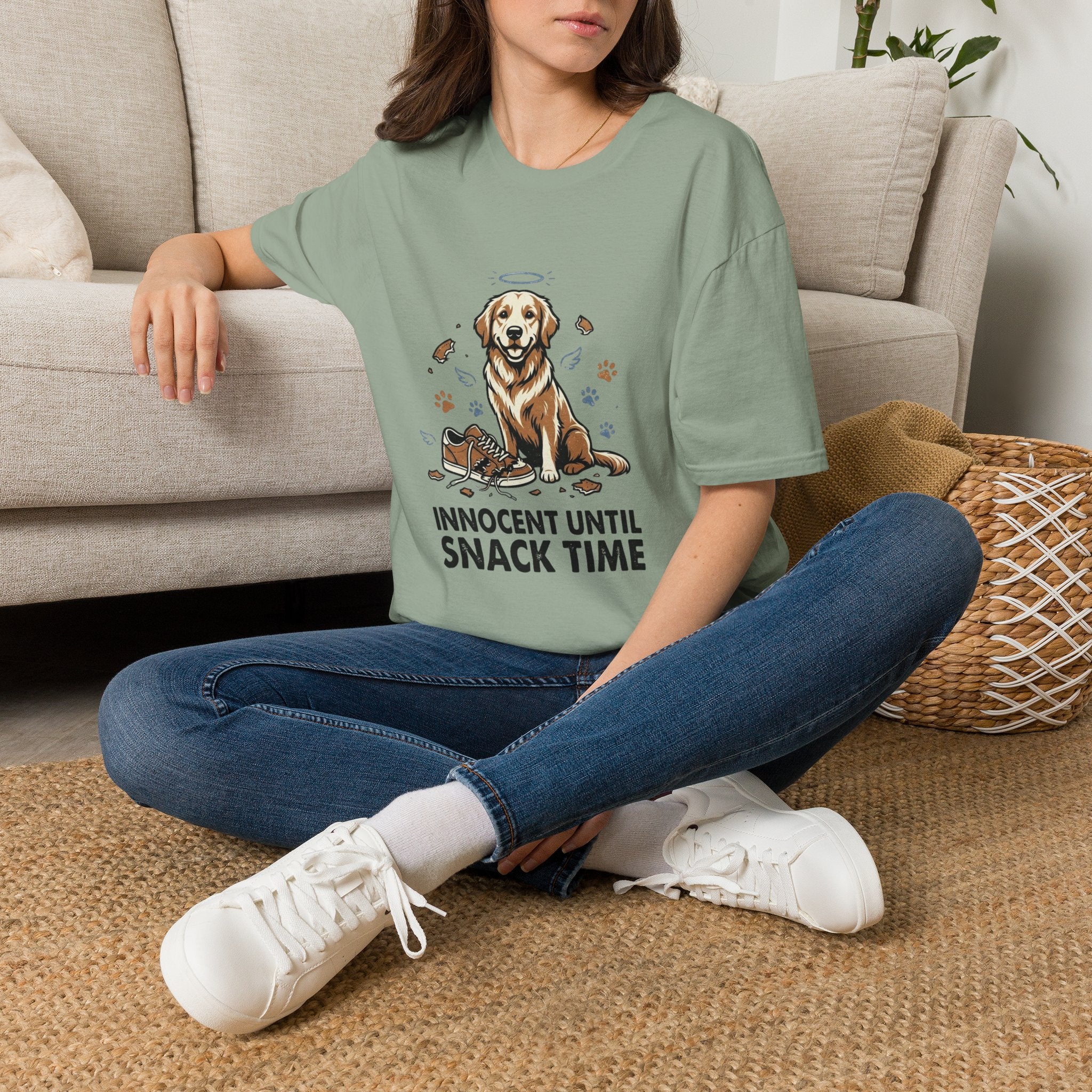 'Innocent Until Snack Time' Graphic T-Shirt