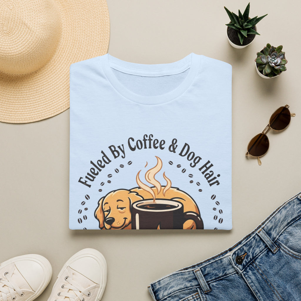 'Fueled by Coffee And Dog Hair' Graphic T-Shirt