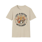 'Life Is Better With Dogs' Graphic T-Shirt