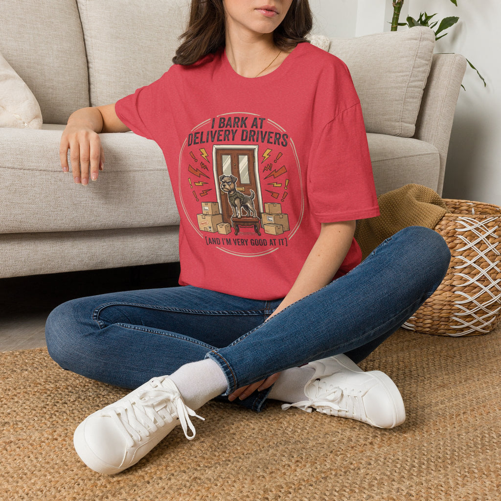 'I Bark At Delivery Drivers' Graphic T-Shirt