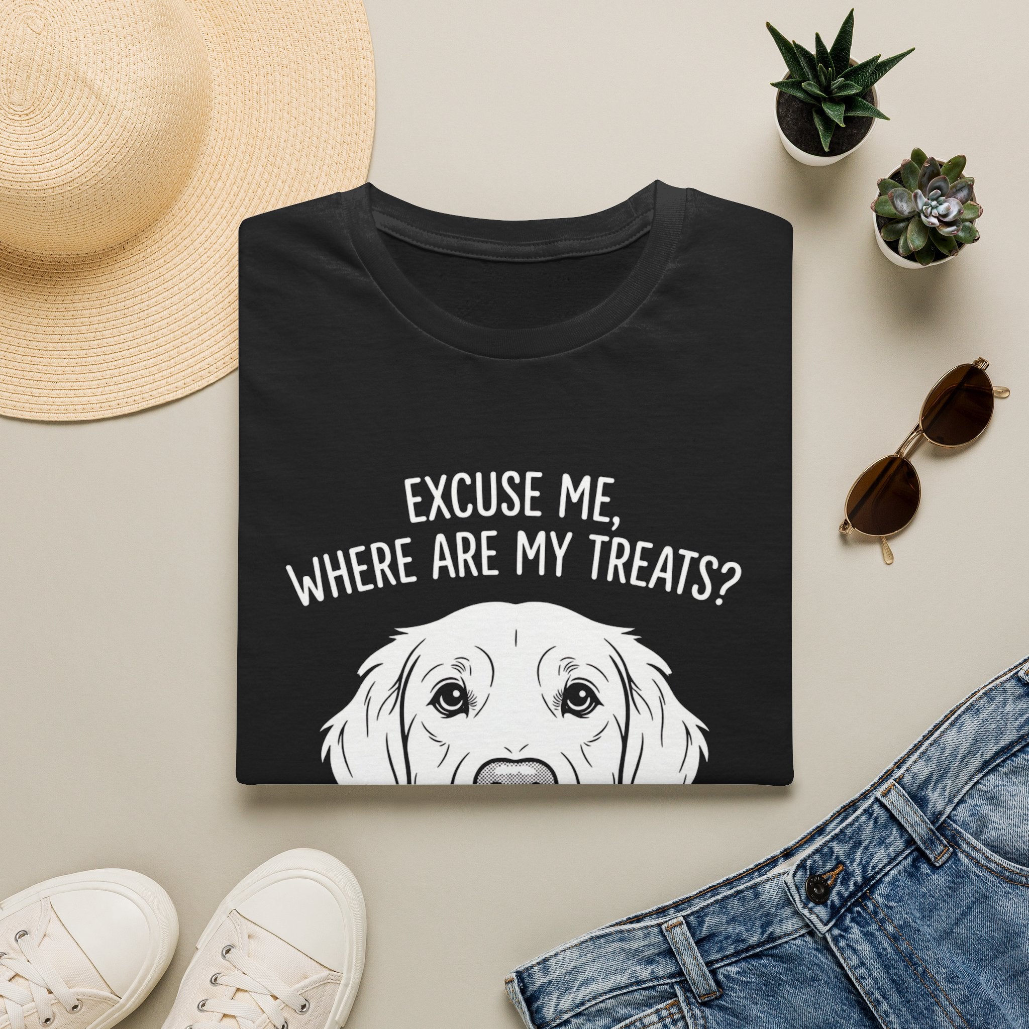 'Excuse Me Where Are My Treats' Graphic T-Shirt