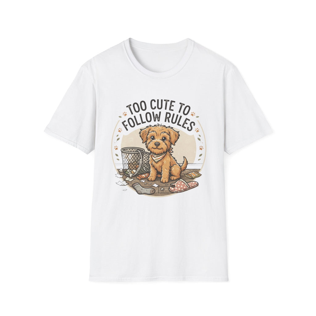 'Too Cute To Follow Rules' Graphic T-Shirt