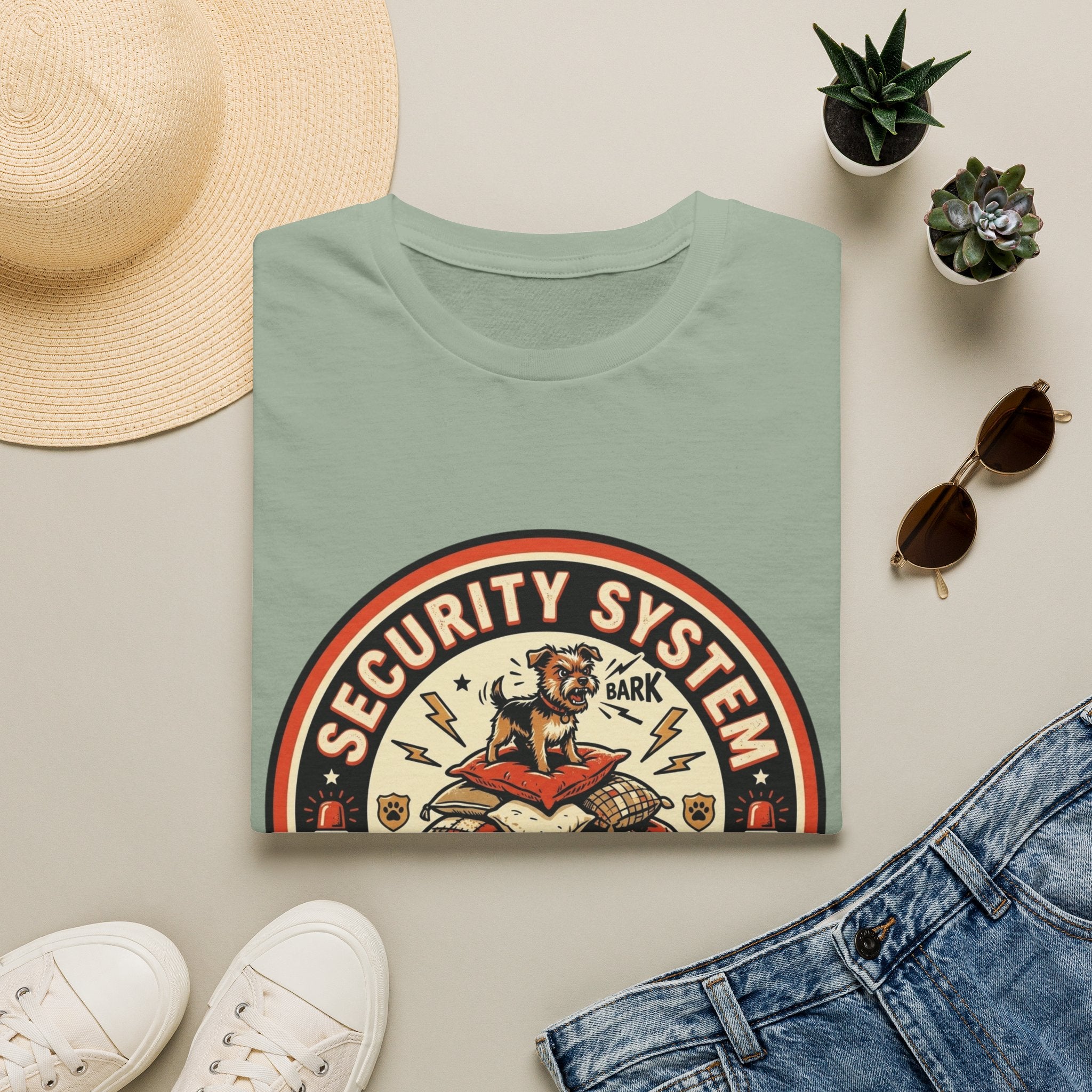 'Security System With An Attitude' Graphic T-Shirt