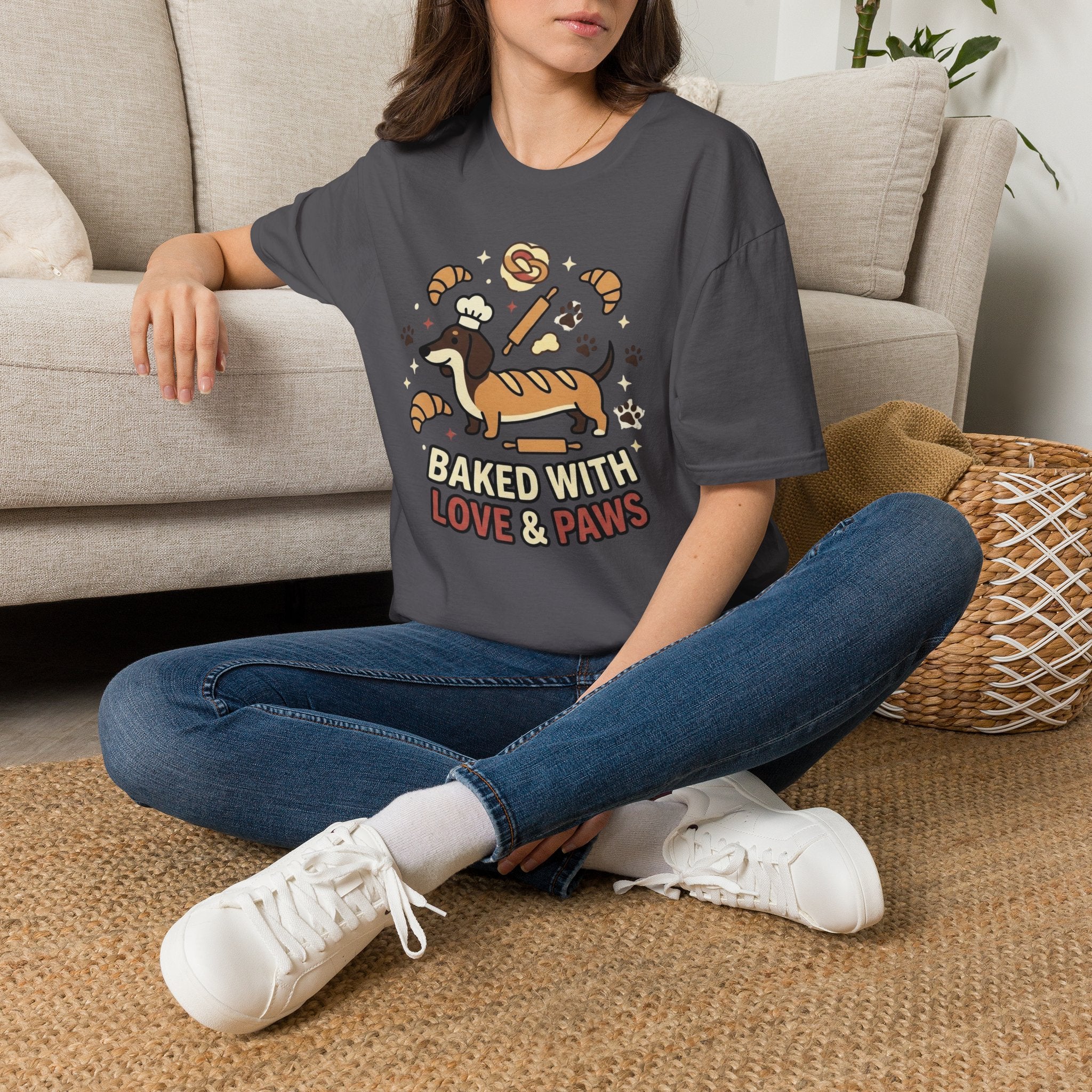 Baked with Love & Paws Graphic T-shirts